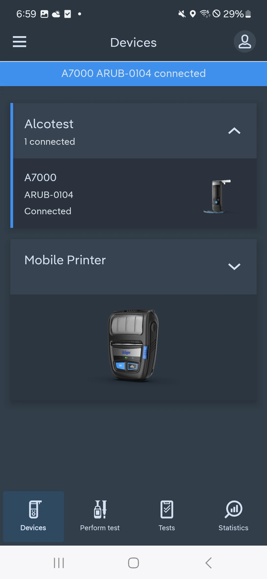Dräger add screenshot