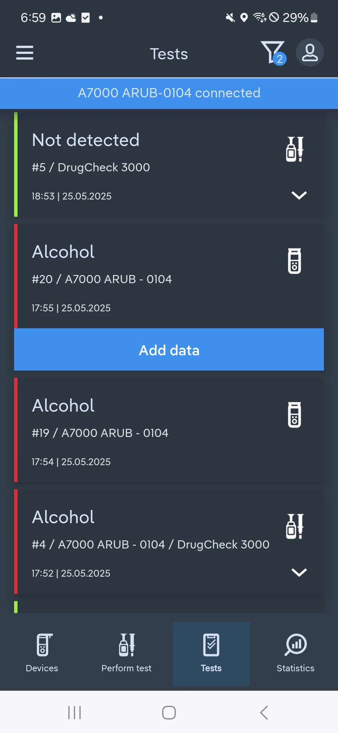 Dräger add screenshot